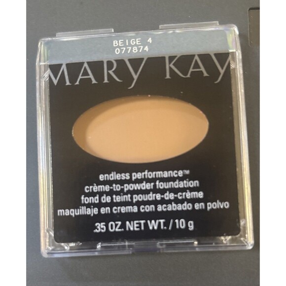 Mary Kay Other - Lot Of 2 MARY KAY Beige 4 ENDLESS PERFORMANCE CREME TO POWDER FOUNDATION